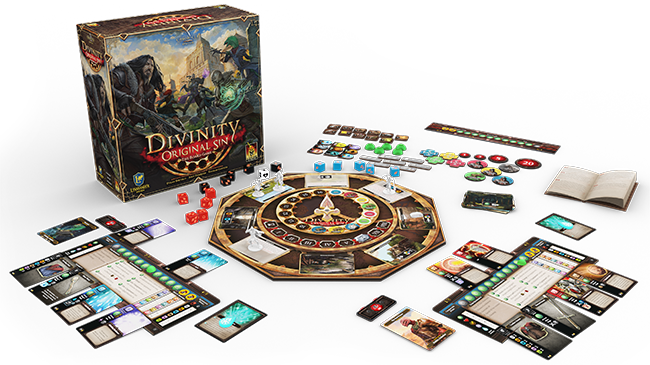 Divinity Original Sin 2 The Board Game Components and Box