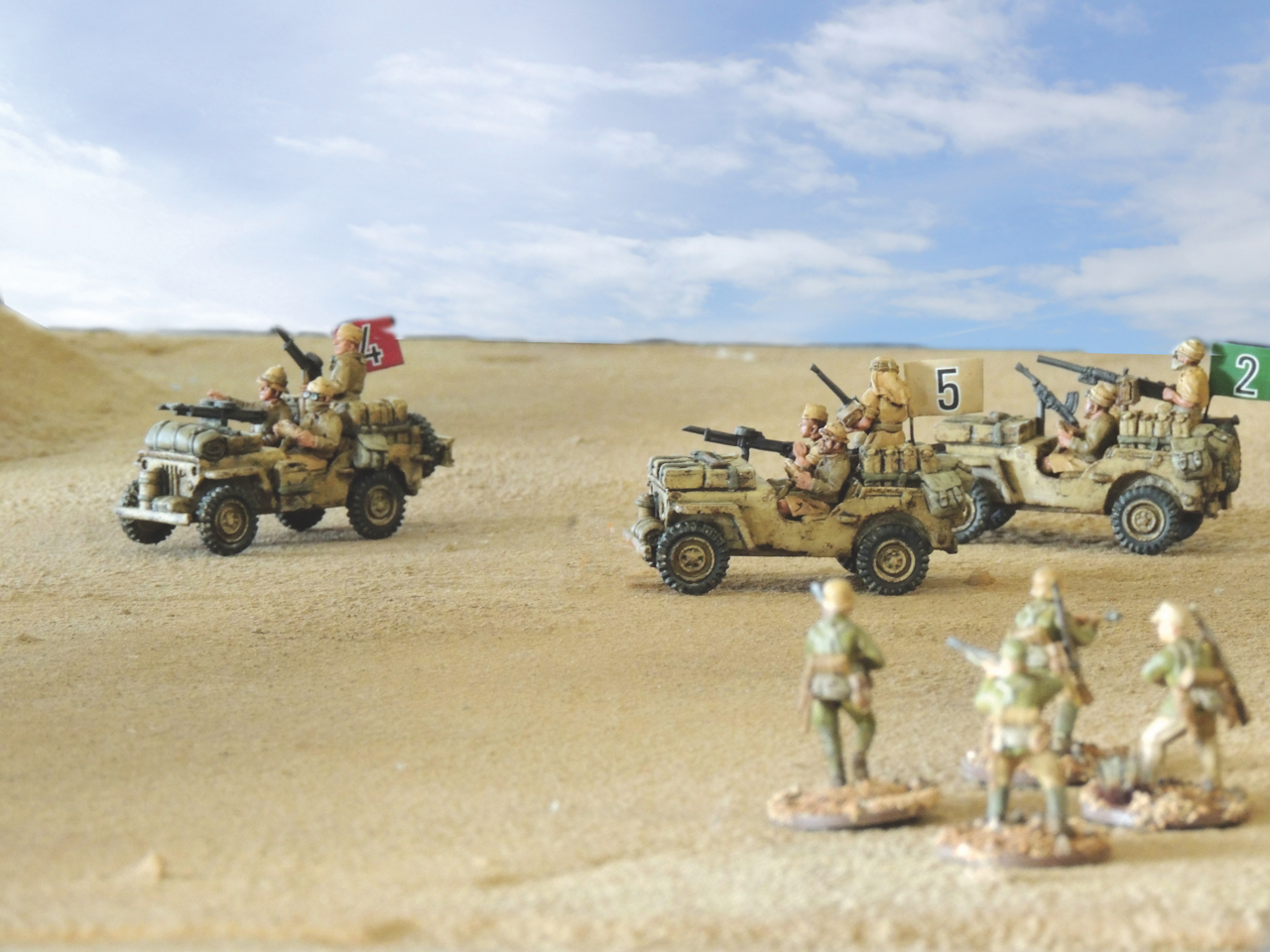 Wargaming Scenario: Desert Dump Attack – An LRDG scenario using DAK ATTACK