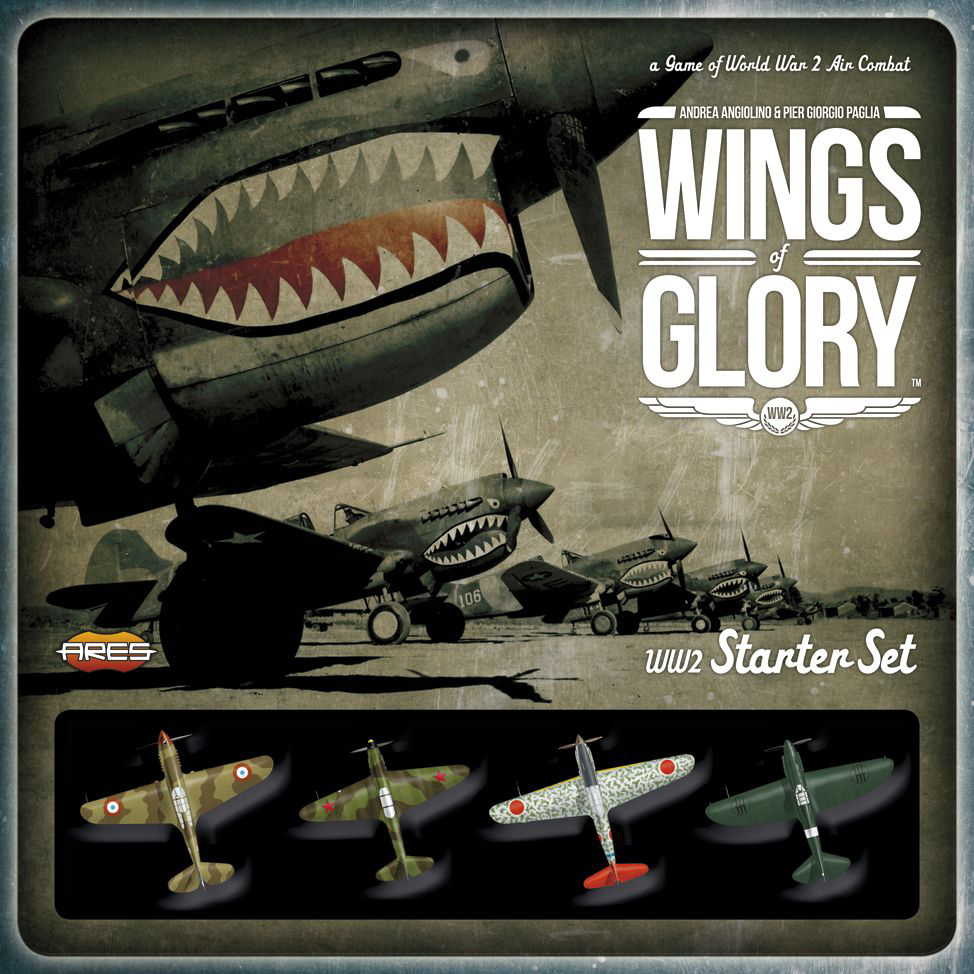Front cover to aerial combat miniatures game Wings of Glory