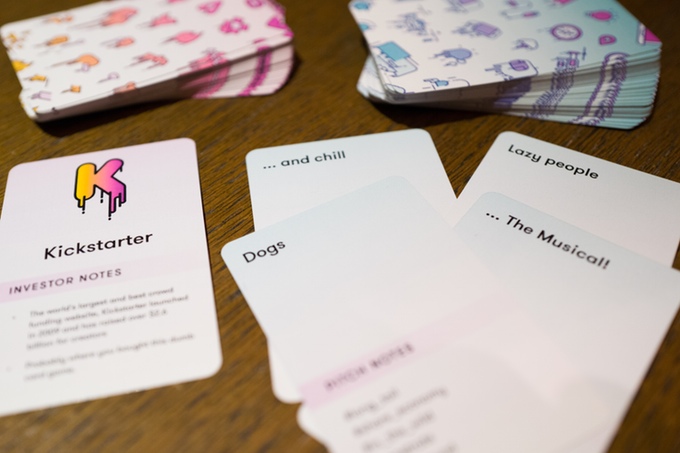 Monikers makers return with party game spin on Dragons’ Den, Pitch Deck