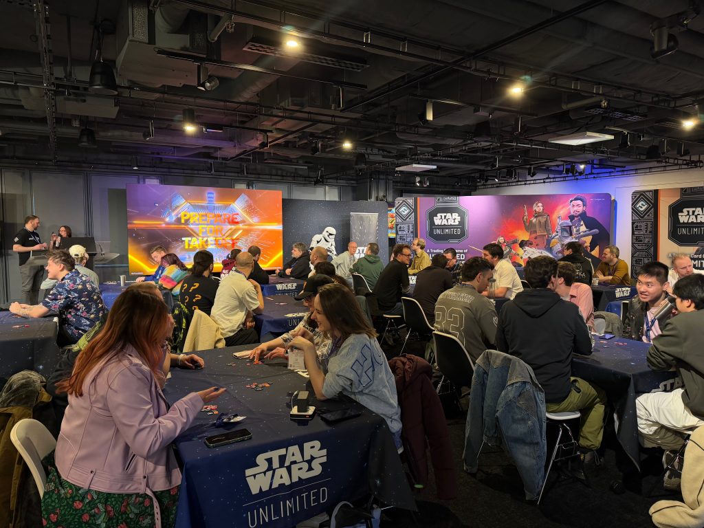 Star Wars Unlimited - A Lawless Time London press preview event gameplay