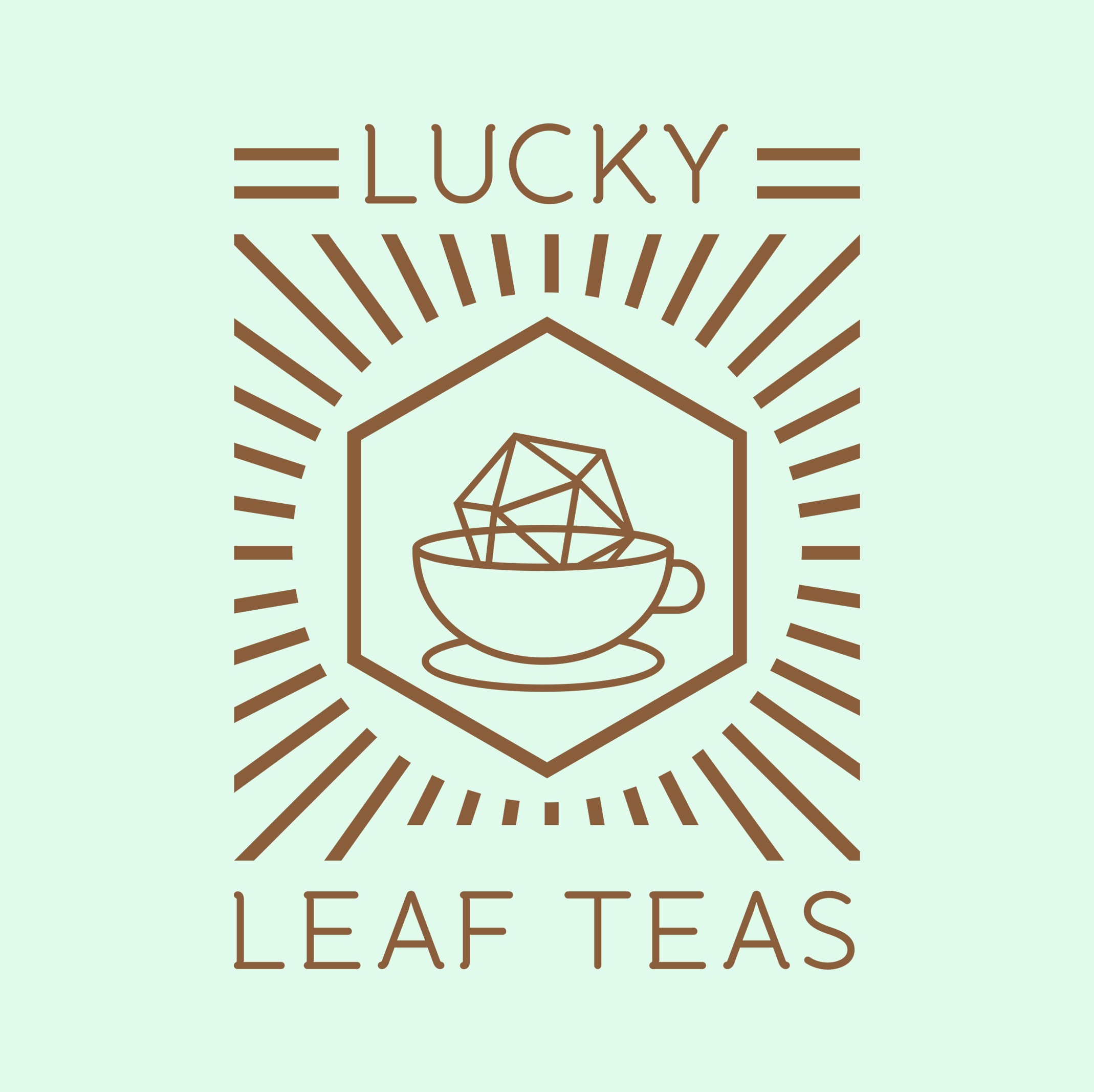 Lucky Leaf Teas - Copper on Teal