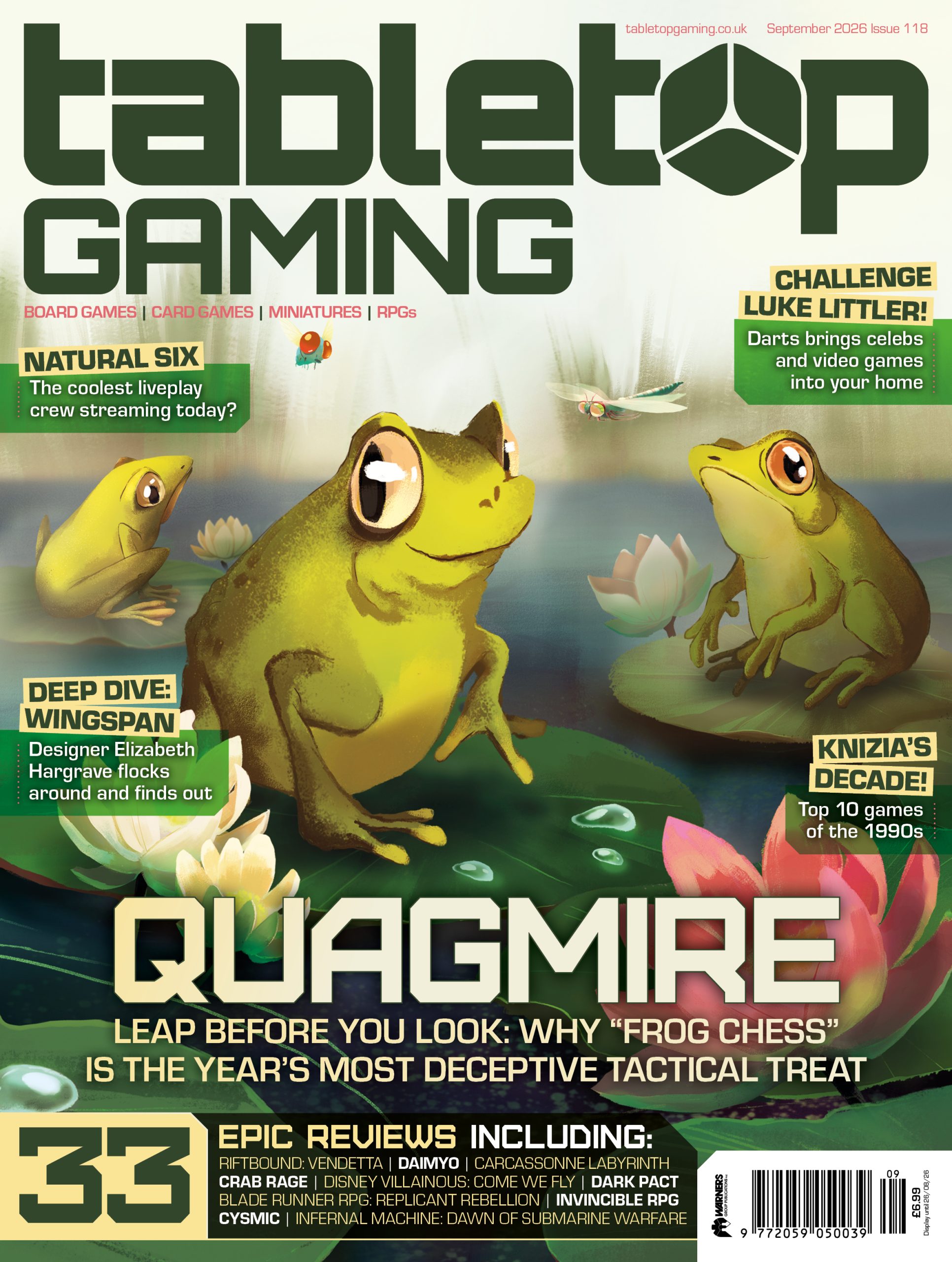 Tabletop Gaming Issue 118 is Out Now: From “frog chess” to the internet’s coolest streamers
